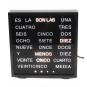 Reloj con Letras Led