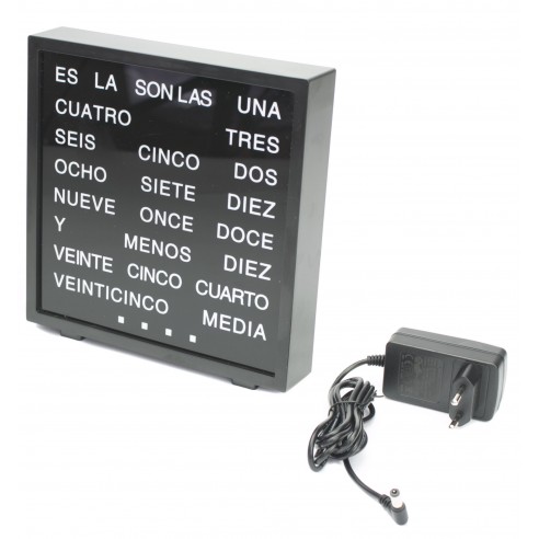 Reloj con Letras Led