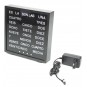Reloj con Letras Led