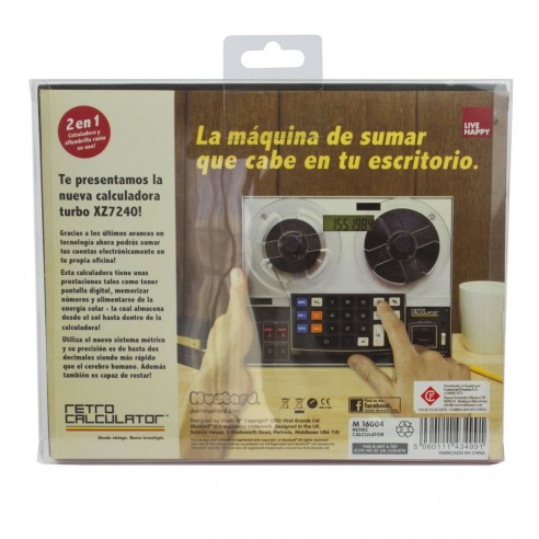 Calculadora Alfombrilla Retro