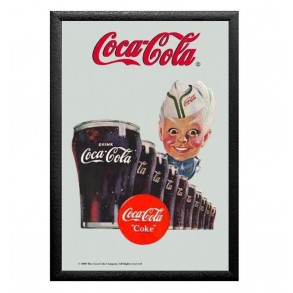 Cuadro Espejo Retro Coca Cola Niño