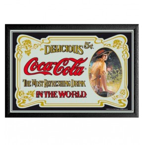Cuadro Espejo Retro Coca Cola