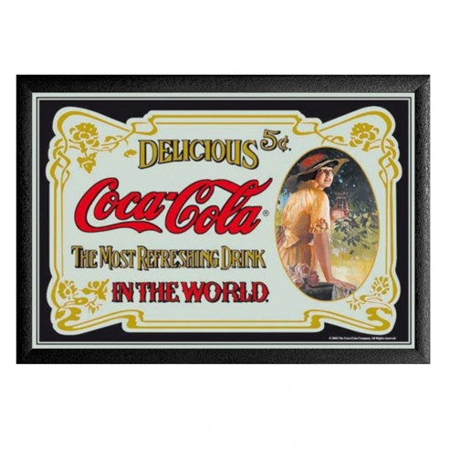Cuadro Espejo Retro Coca Cola