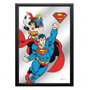 Cuadro Espejo Retro Superman