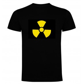 Camiseta LED Peligro Radiactivo
