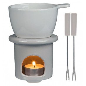 Set Fondue de Gres para Chocolate