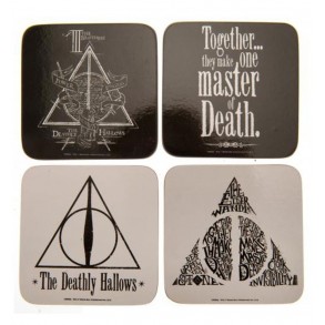 Set 4 Posavasos Harry Potter Deathly Hallows