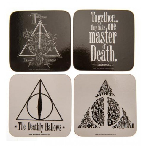 Set 4 Posavasos Harry Potter Deathly Hallows