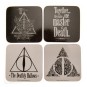 Set 4 Posavasos Harry Potter Deathly Hallows