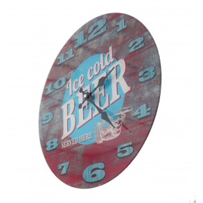 Reloj de Pared de Vidrio Cold Beer 2