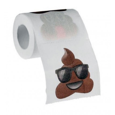 Rollo Papel Higiénico Emoticono Caca