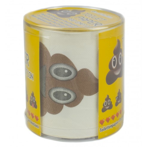 Rollo Papel Higiénico Emoticono Caca