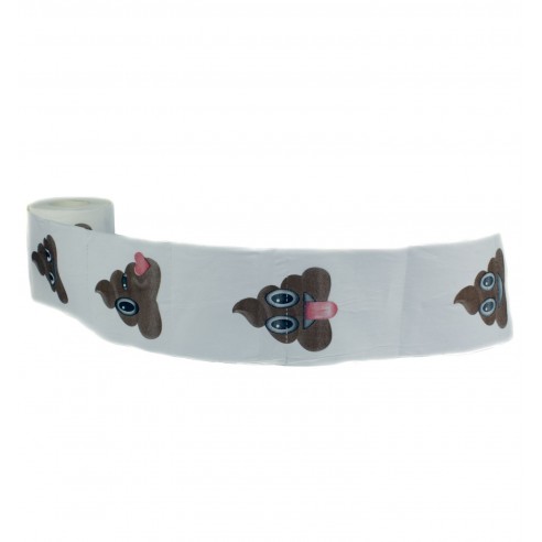 Rollo Papel Higiénico Emoticono Caca