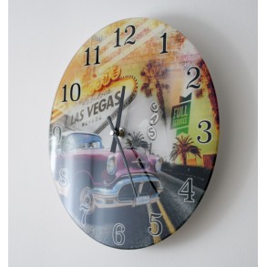 Reloj de pared de Vidrio Las Vegas II 2