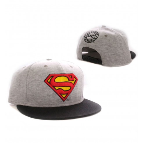 Gorra Superman Vintage Gris