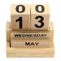 Calendario Cubos Madera