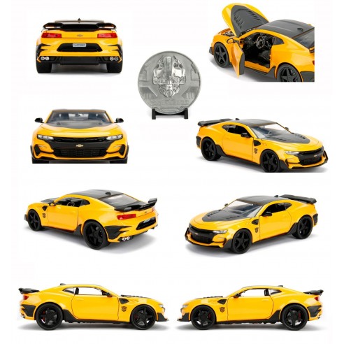 Réplica Coche Transformers Chevy Camaro Bumblebee Escala 1:24