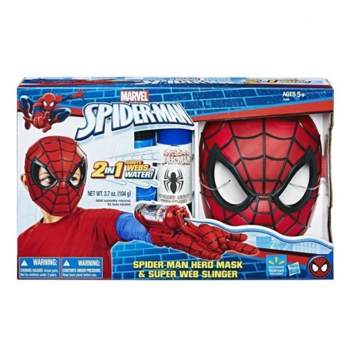 Spiderman Máscara y Lanzador de Redes