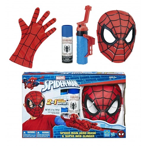 Spiderman Máscara y Lanzador de Redes
