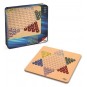 Juego Damas Chinas Madera en Caja Metálica