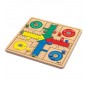 Juego Parchís Oca de Madera en Caja Metálica