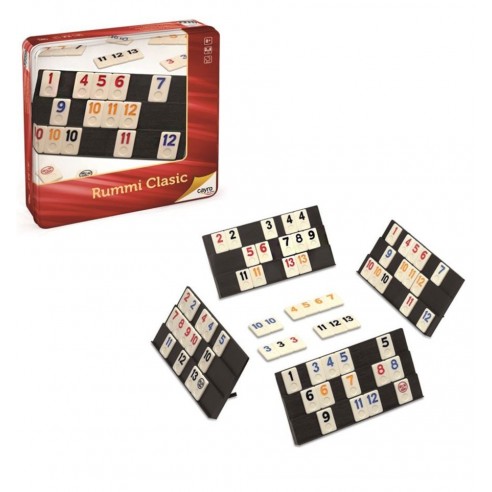 Juego Rummi Clásico en Caja Metálica