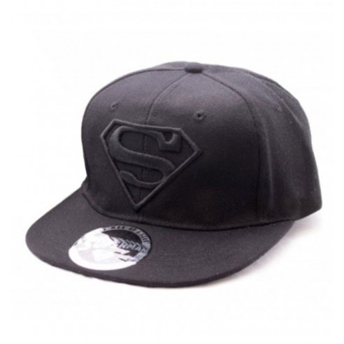 Gorra Superman Logo Negro