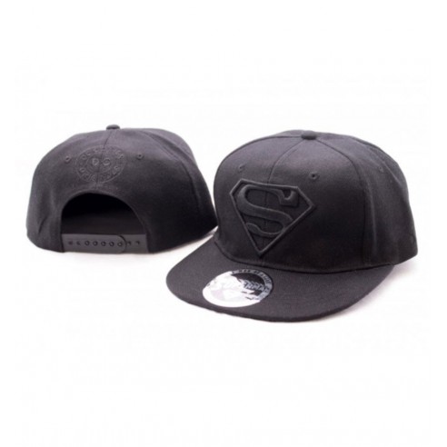 Gorra Superman Logo Negro