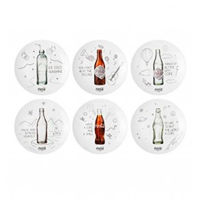Juego de Platos de Coca-Cola