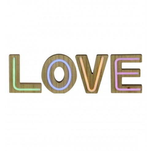 Rótulo Neón Love