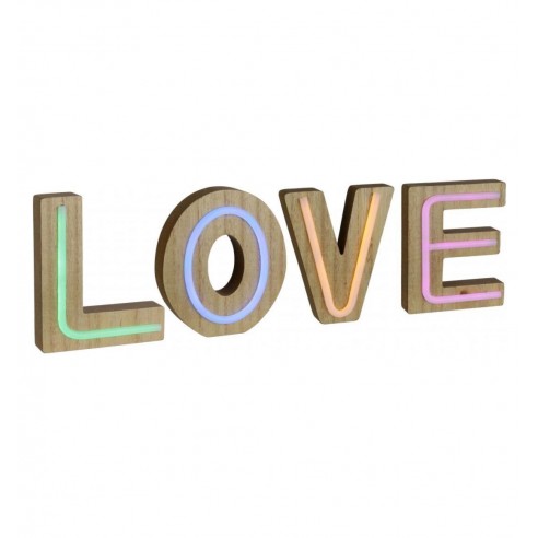 Rótulo Neón Love
