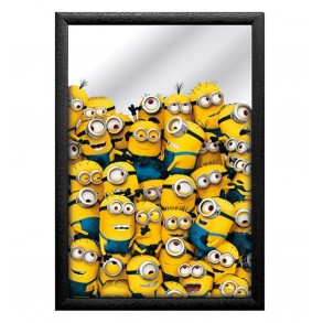 Cuadro Espejo Serigrafiado Minions