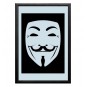 Cuadro Espejo Máscara Anonymous 