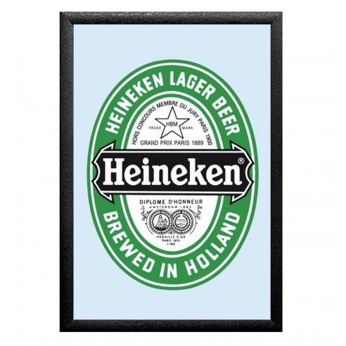 Cuadro Espejo Heineken