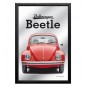 Cuadro Espejo Volkswagen Beetle Rojo