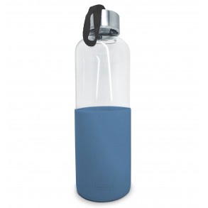 Botella Cristal con Funda Silicona 600 ml.