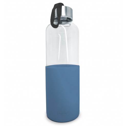 Botella Cristal con Funda Silicona 600 ml.