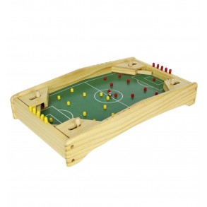 Mini Futbolín Pinball Madera Retro