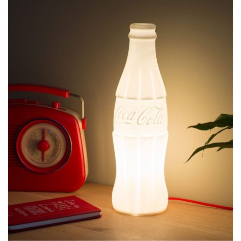 Lámpara Botella Coca-Cola Porcelana