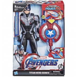 Figura Capitán América Avengers - Titan Hero FX (Hasbro E3301105) 2