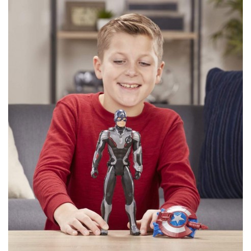 Figura Capitán América Avengers - Titan Hero FX (Hasbro E3301105)