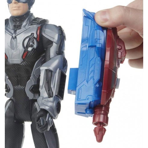Figura Capitán América Avengers - Titan Hero FX (Hasbro E3301105)