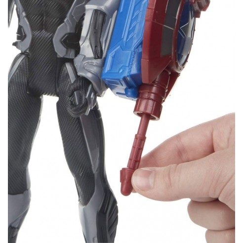 Figura Capitán América Avengers - Titan Hero FX (Hasbro E3301105)