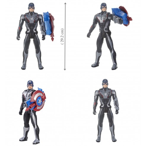 Figura Capitán América Avengers - Titan Hero FX (Hasbro E3301105)