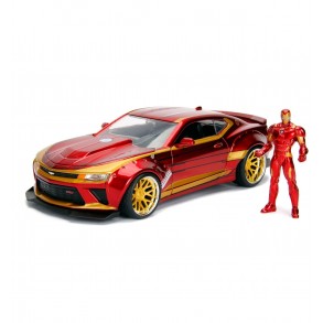 Vehículo Iron Man & 2016 Chevrolet Camaro Escala 1:24