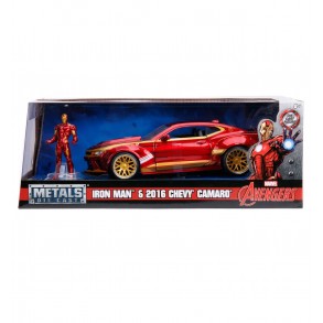Vehículo Iron Man & 2016 Chevrolet Camaro Escala 1:24 2