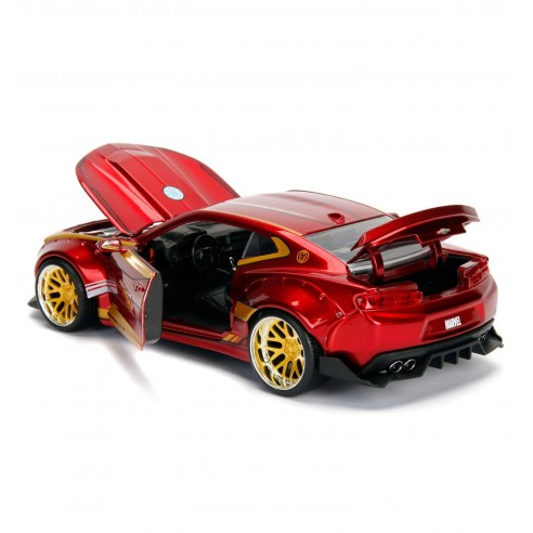 Vehículo Iron Man & 2016 Chevrolet Camaro Escala 1:24