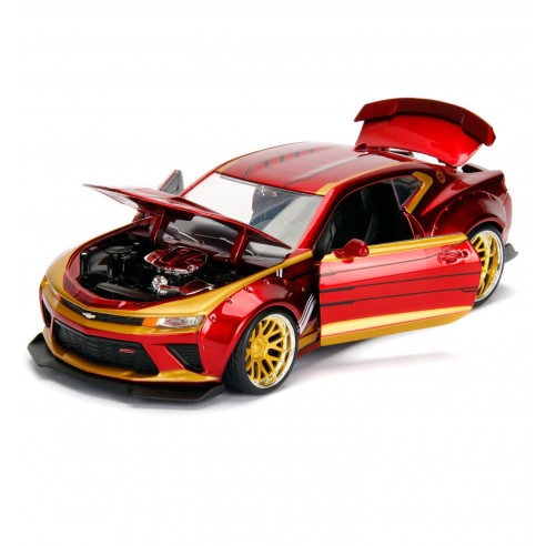 Vehículo Iron Man & 2016 Chevrolet Camaro Escala 1:24