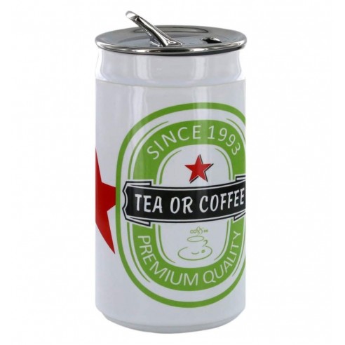 Lata Cerveza Porcelana para Café o Té