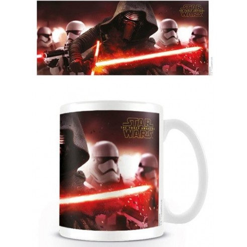 Taza Star Wars Kylo Ren y Stormtroopers Episodio VII